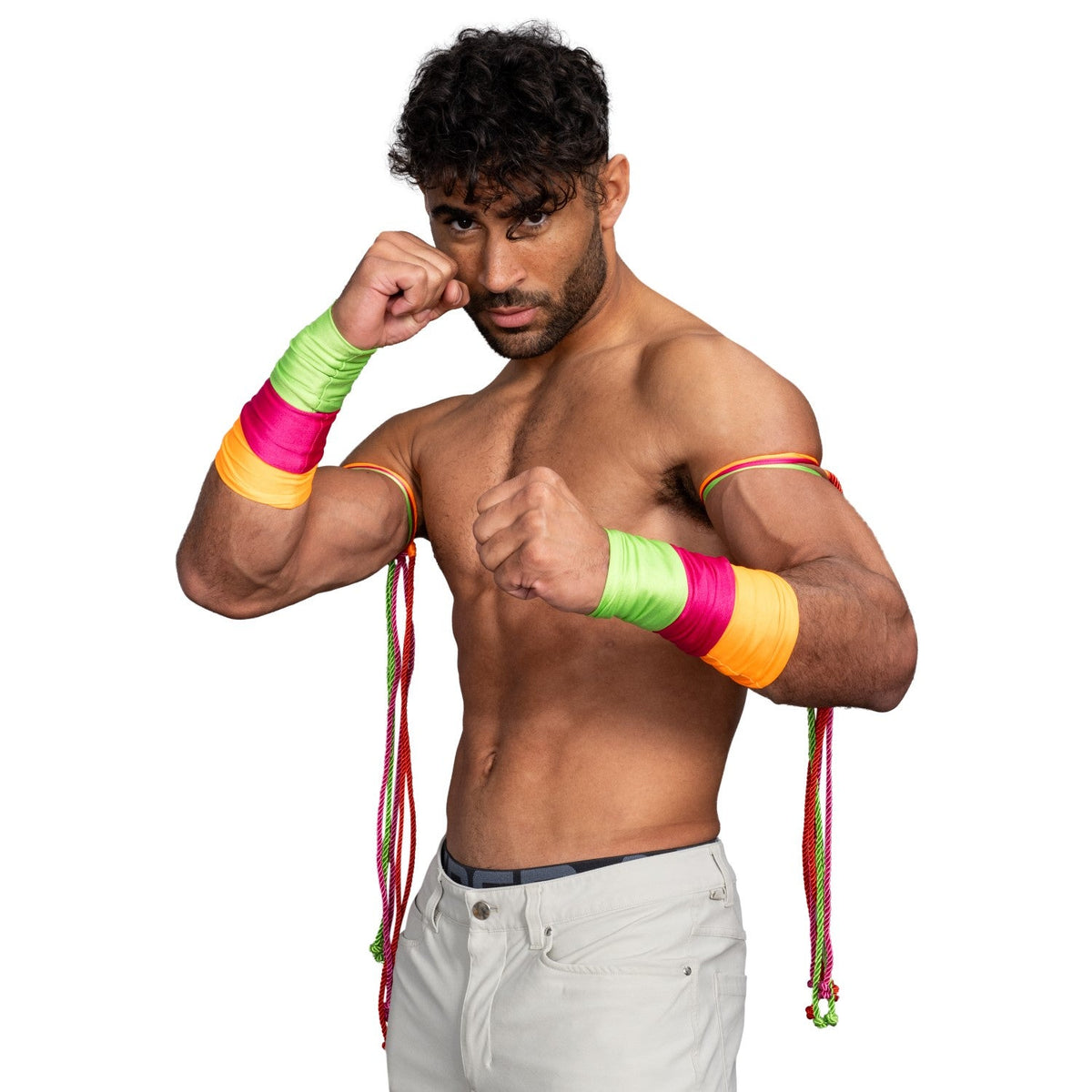 Ultimate Warrior Wrestler Halloween Cosplay Costume Wristband & Armbands - TVStoreOnline
