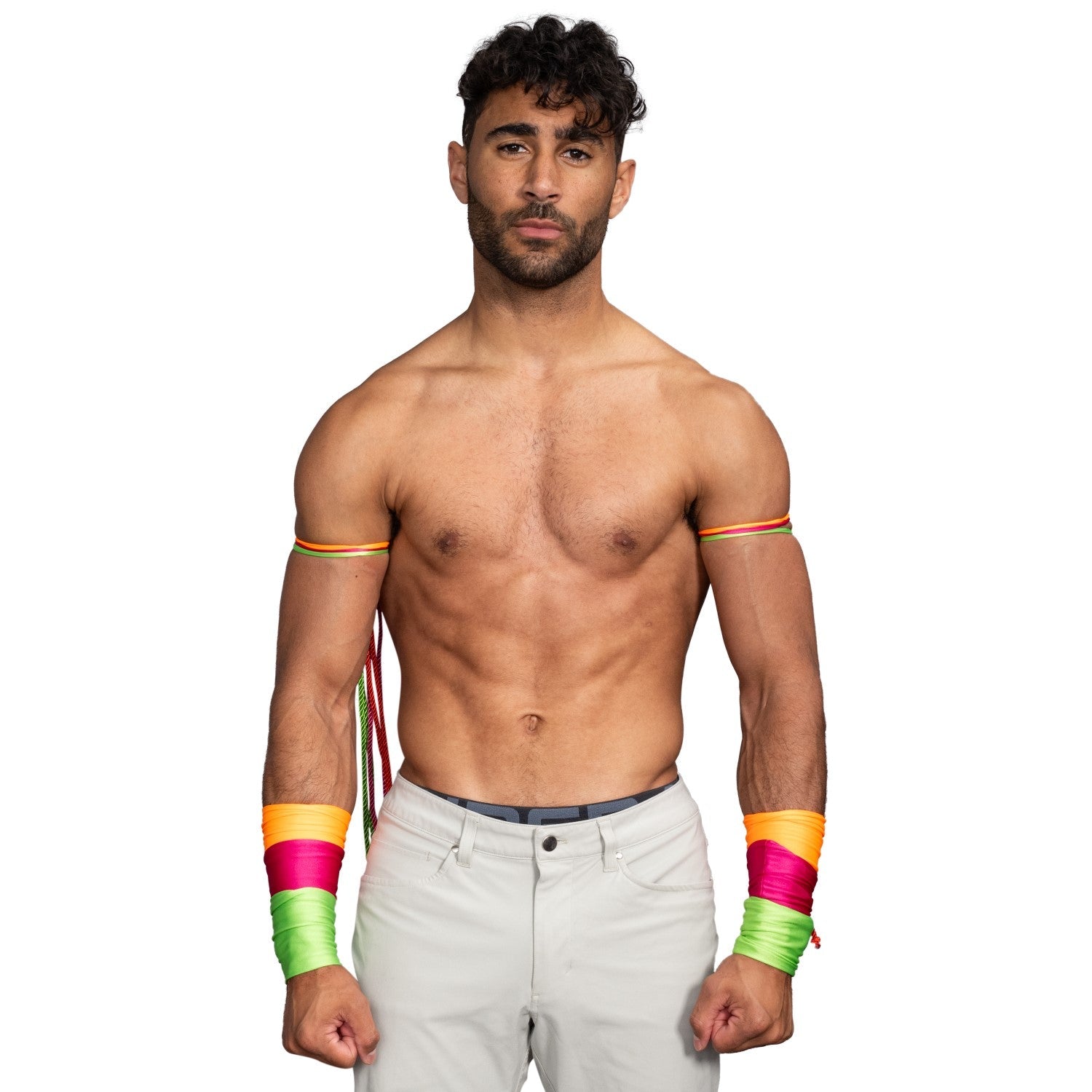 Ultimate Warrior Wrestler Halloween Cosplay Costume Wristband & Armbands - TVStoreOnline