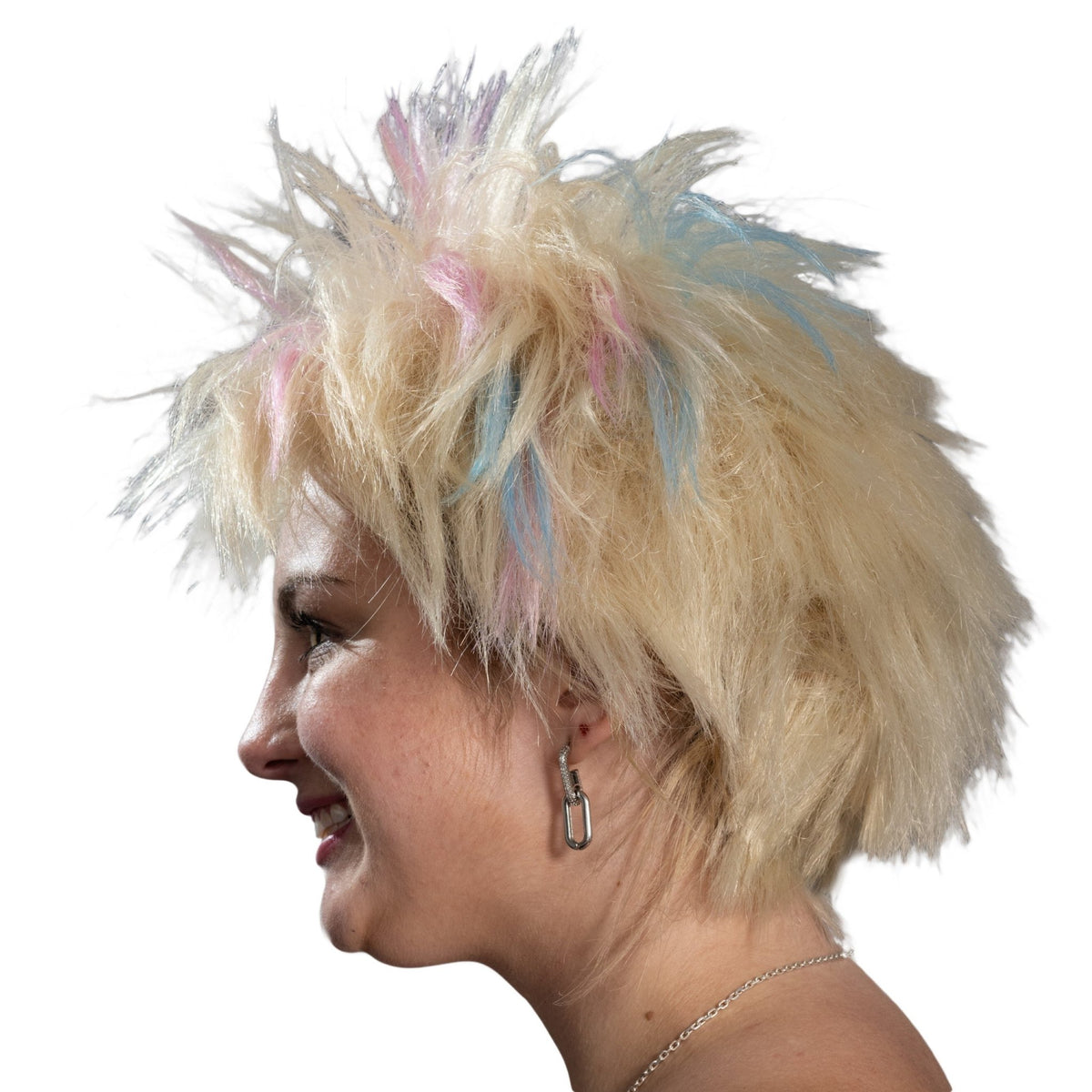 Weird Beauty Doll 1980's Short Hair Punk Halloween Cosplay Costume Blonde Wig - TVStoreOnline