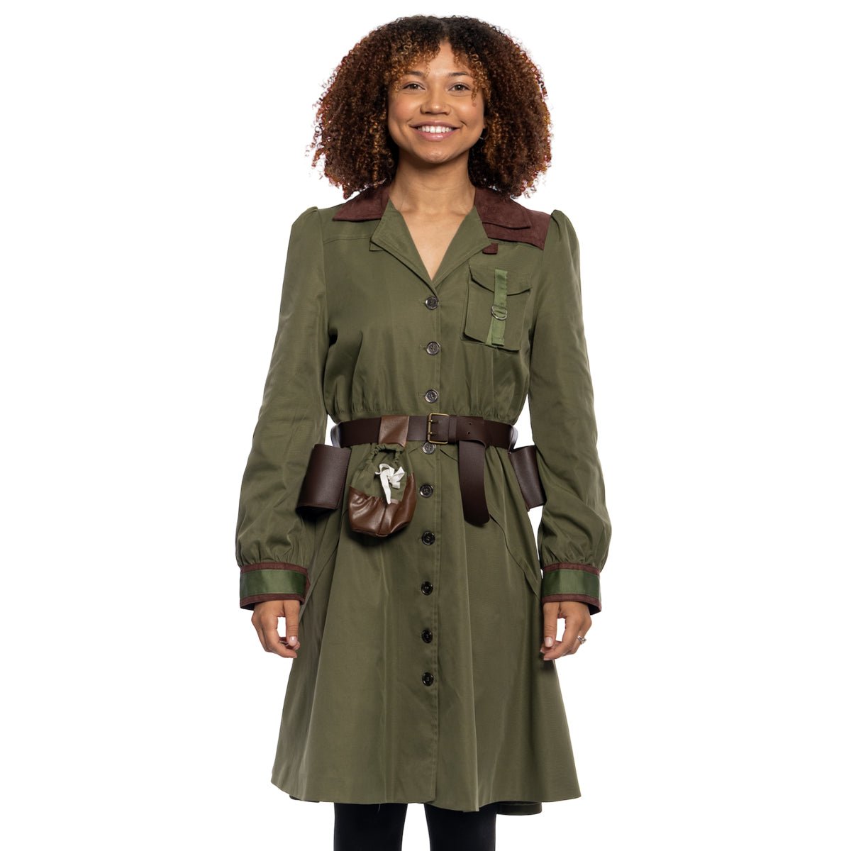 Women's Miss Trunchbull Dress Coat Jacket and Belt Halloween Costume Cosplay - TVStoreOnline