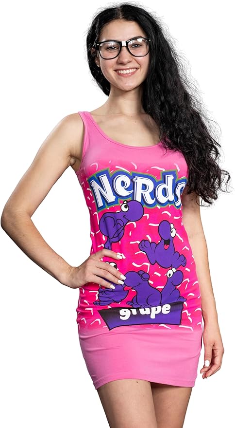 Women's Nerds Candy Halloween Cosplay Costume Tank Dress (3 Colors) - TVStoreOnline