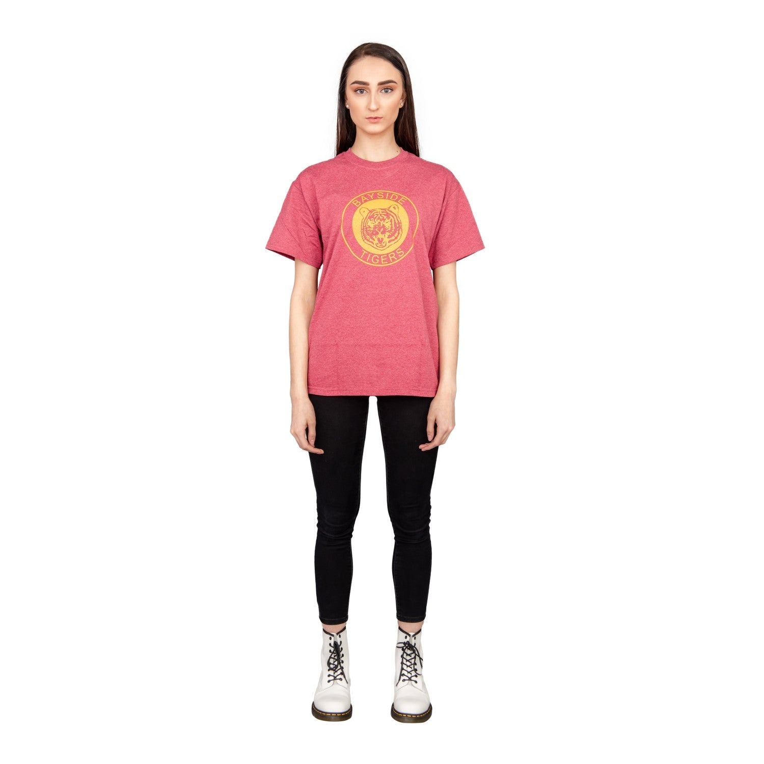 Women's SBTB Bayside Tigers School Logo Circle T-shirt - TVStoreOnline