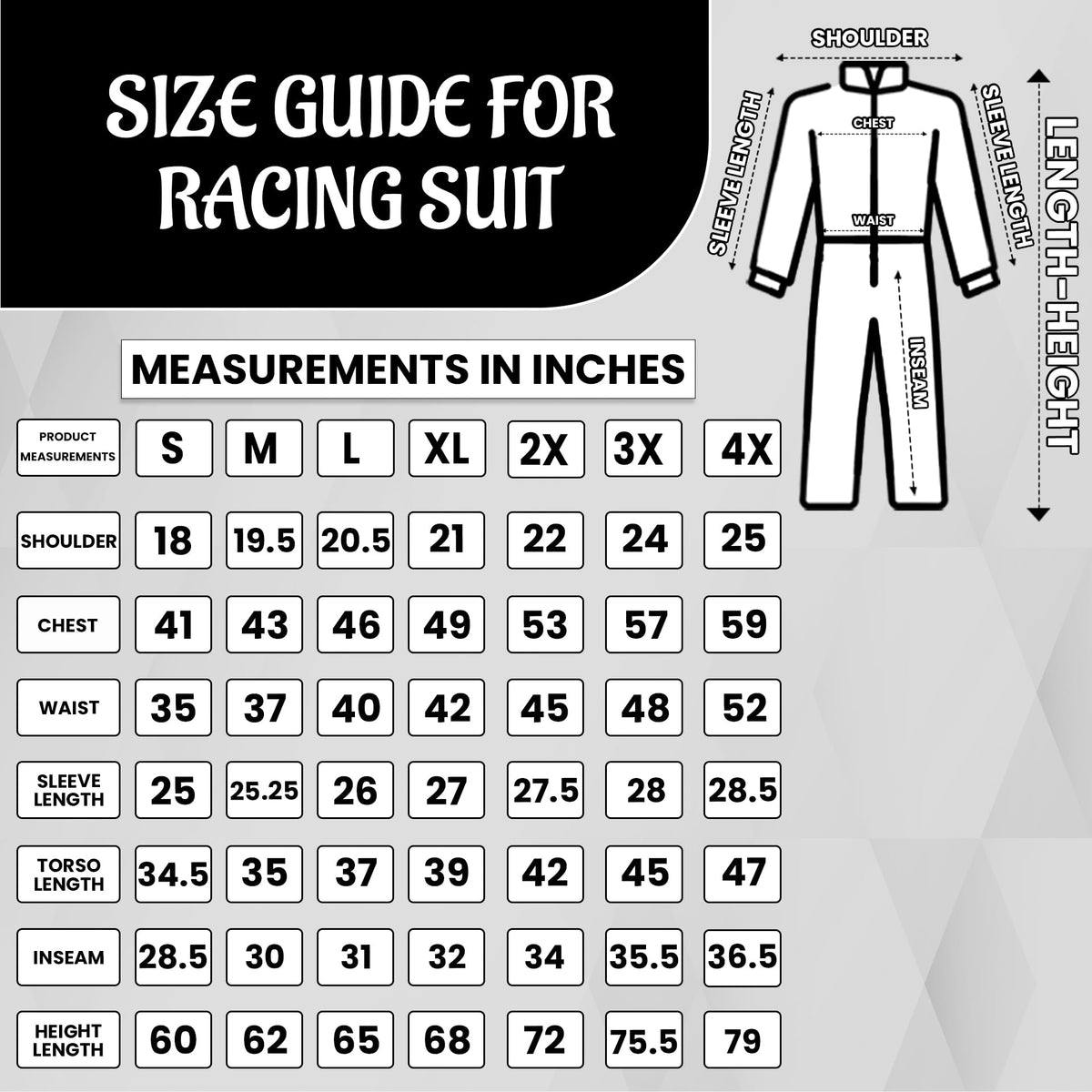 WonderBread Jumpsuit: Ricky Bobby Race Driver Costume Mashup (No Embroidery) for Adult Halloween Cosplay - TVStoreOnline