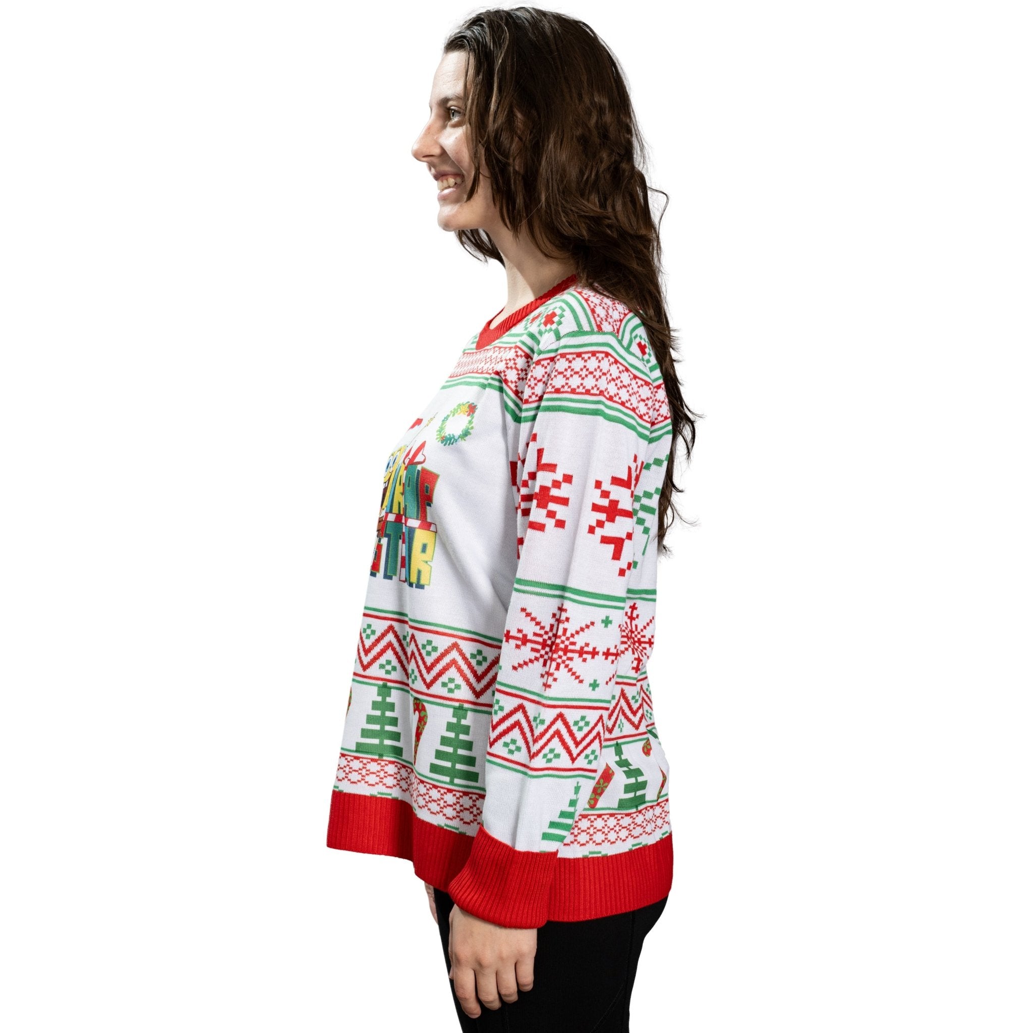 Wrap Star SpongeBob Christmas Sweater - TVStoreOnline