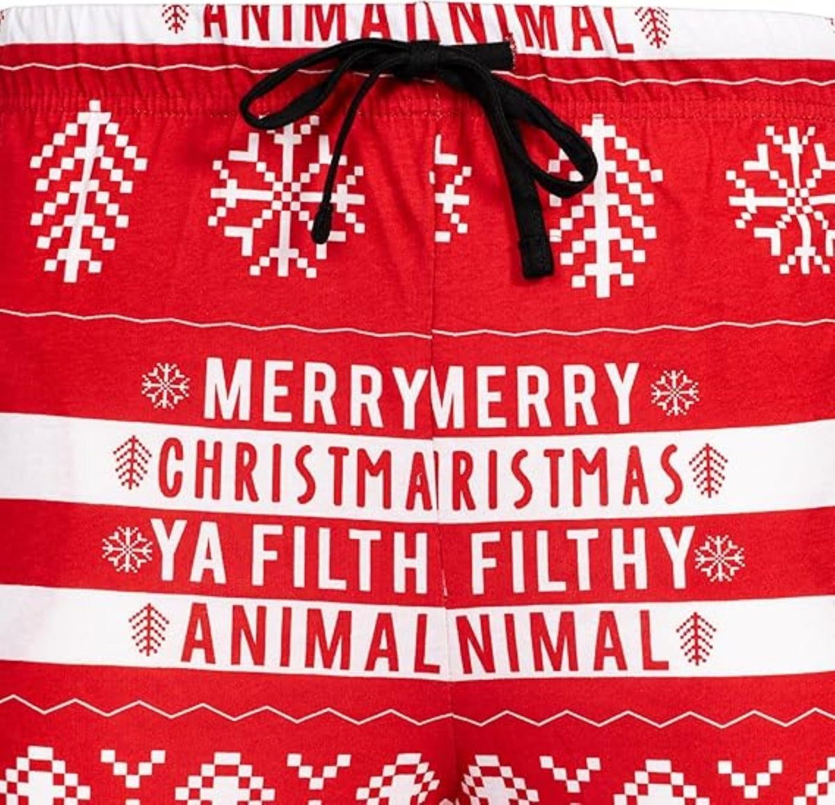 Ya Filthy Animal Holiday Season Adult Unisex Sleep Lounge Pajama Pants - TVStoreOnline