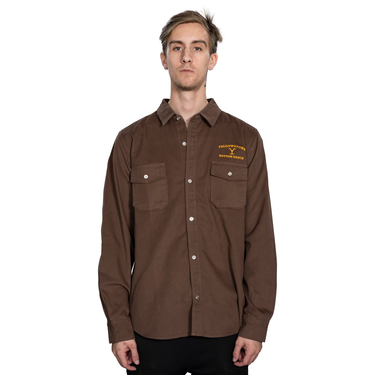 Yellowstone Dutton Button Up Ranch Work Shirt Halloween Costume Cosplay - TVStoreOnline