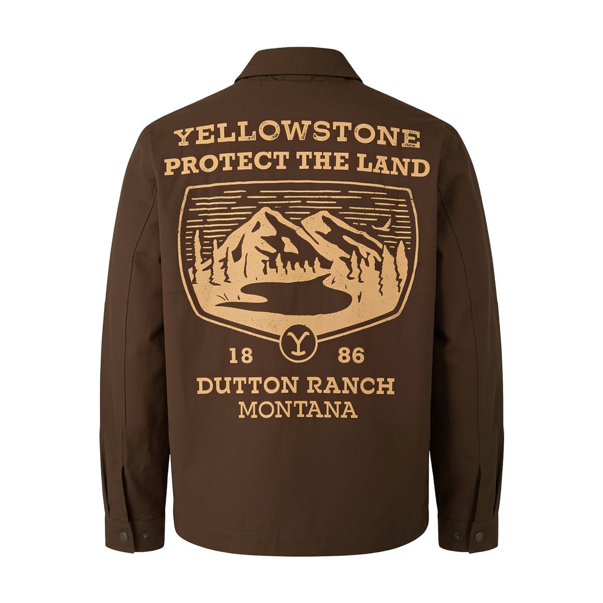 Yellowstone Dutton Ranch Men's Work Jacket Button Up Costume Cosplay Coat - TVStoreOnline