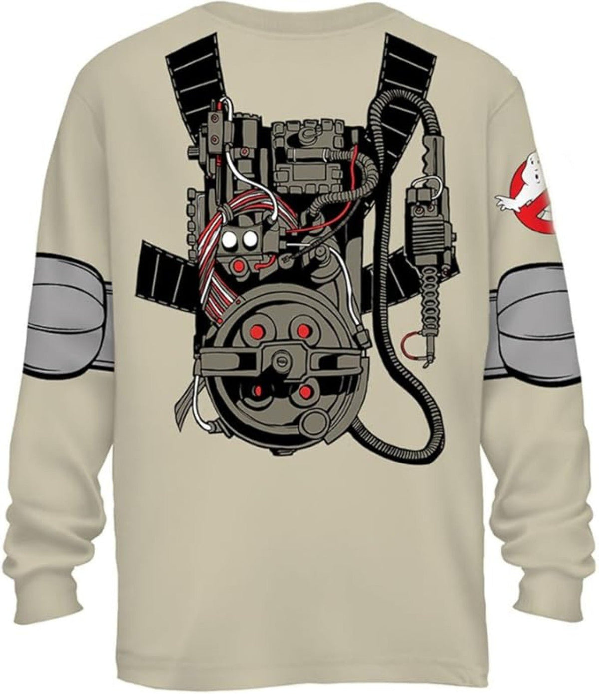 Zeddemore Long Sleeve Costume T-Shirt With Back Print - TVStoreOnline