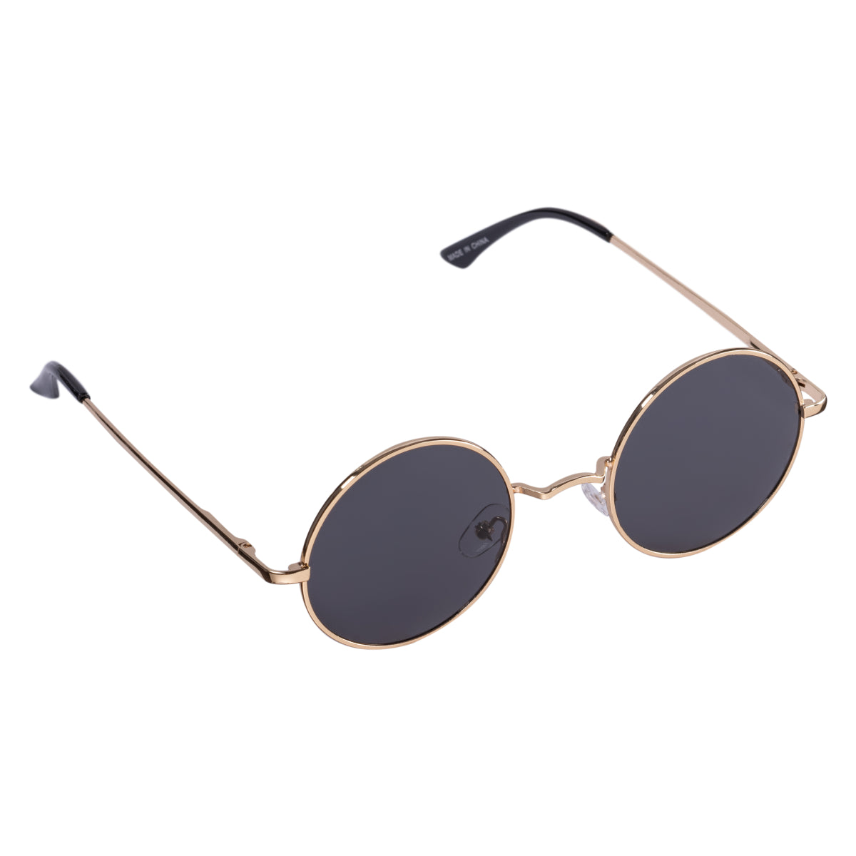 John Lennon Vintage Round Sunglasses Costume Accessory - Black