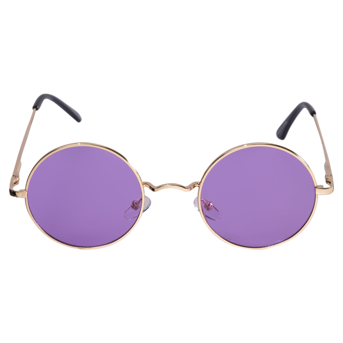 John Lennon Vintage Round Sunglasses Costume Accessory - Purple