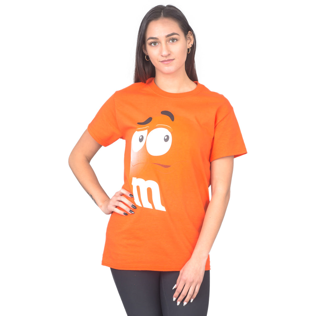 M&M's Candy Silly Character Face Adult T-Shirt