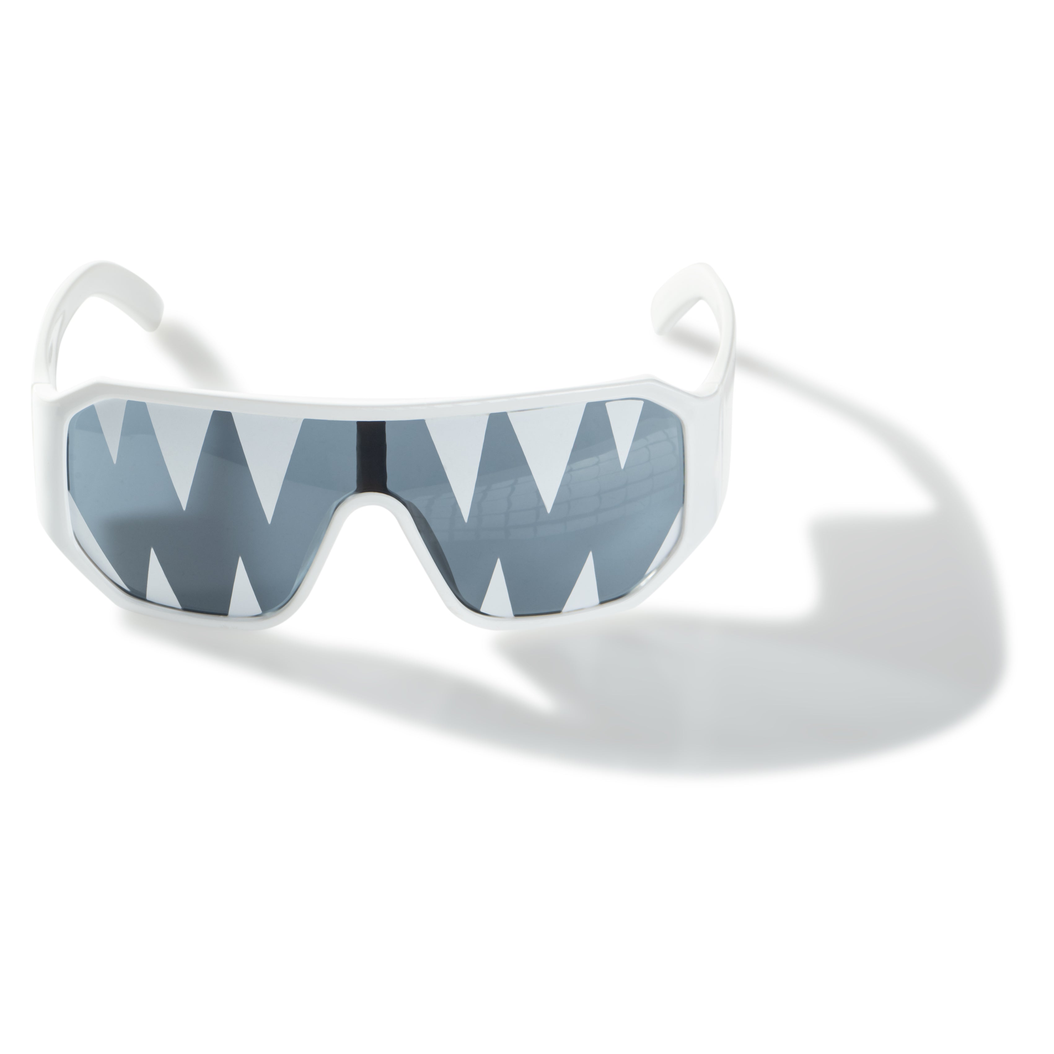 Machoman Randy Savage Costume Accessory Cosplay Sunglasses White