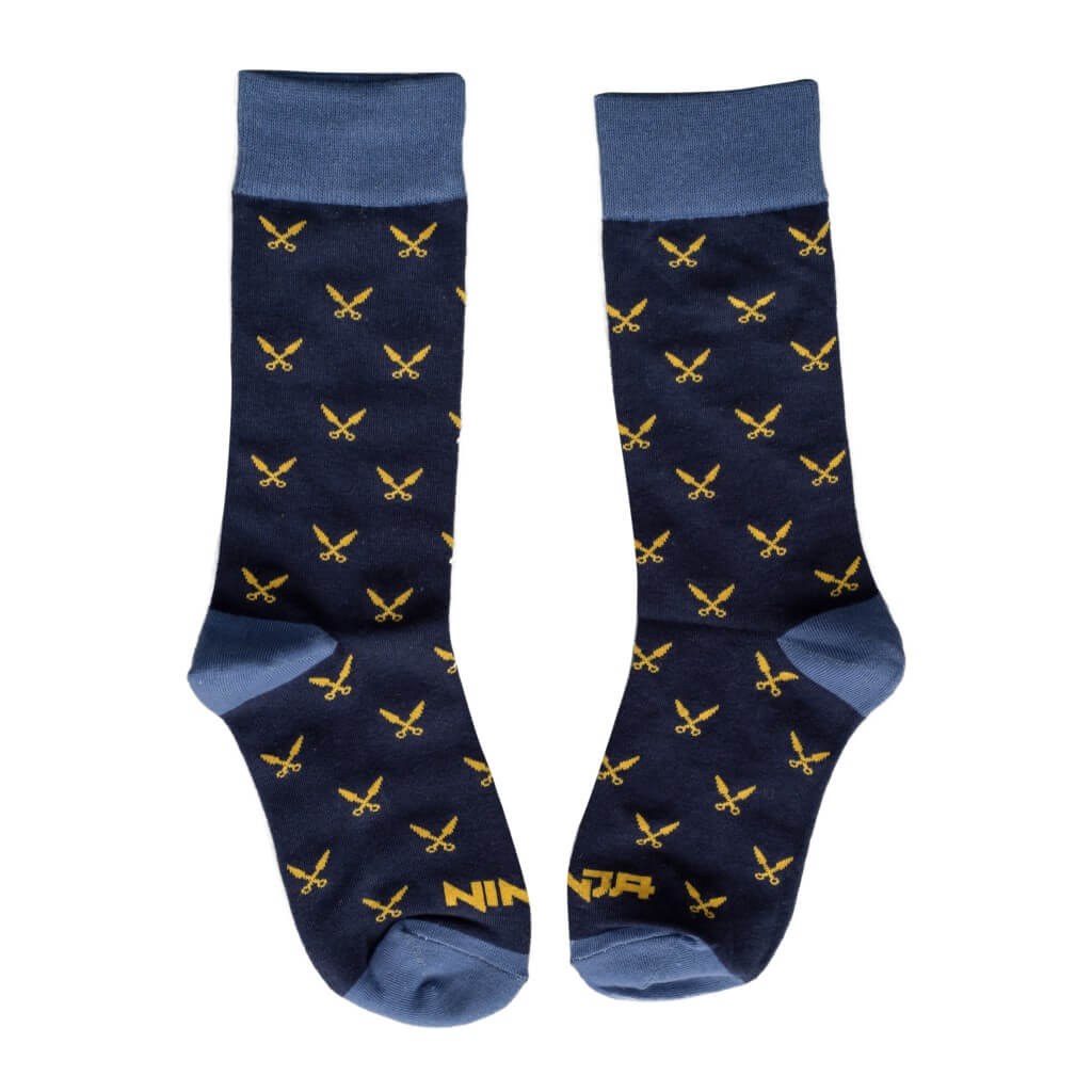 Navy Blue Ninja Socks 5