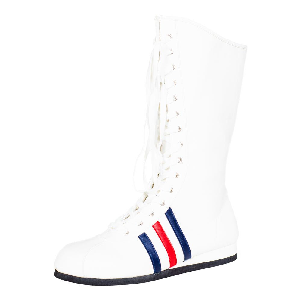 Rocky Boxing White Boots Cosplay Halloween