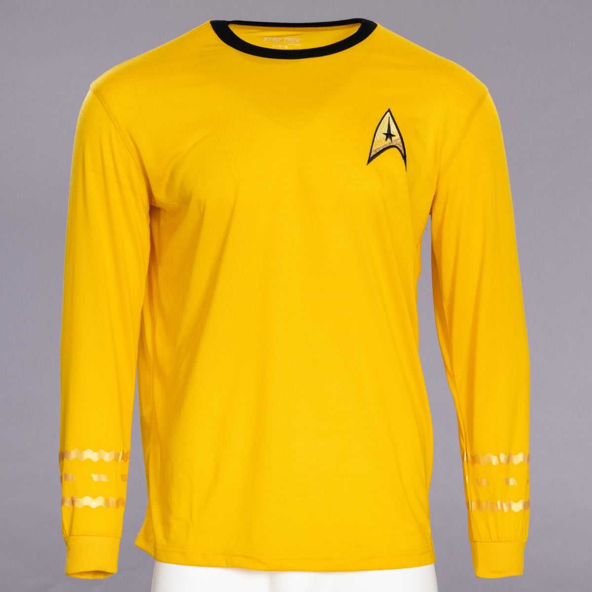 Star Trek Spock and Kirk Cosplay Halloween Costume Shirt Gold and Black ...