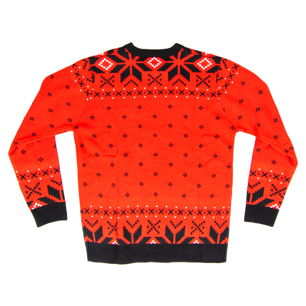 Adult Santa & Reindeer Unisex Ugly Christmas Sweater
