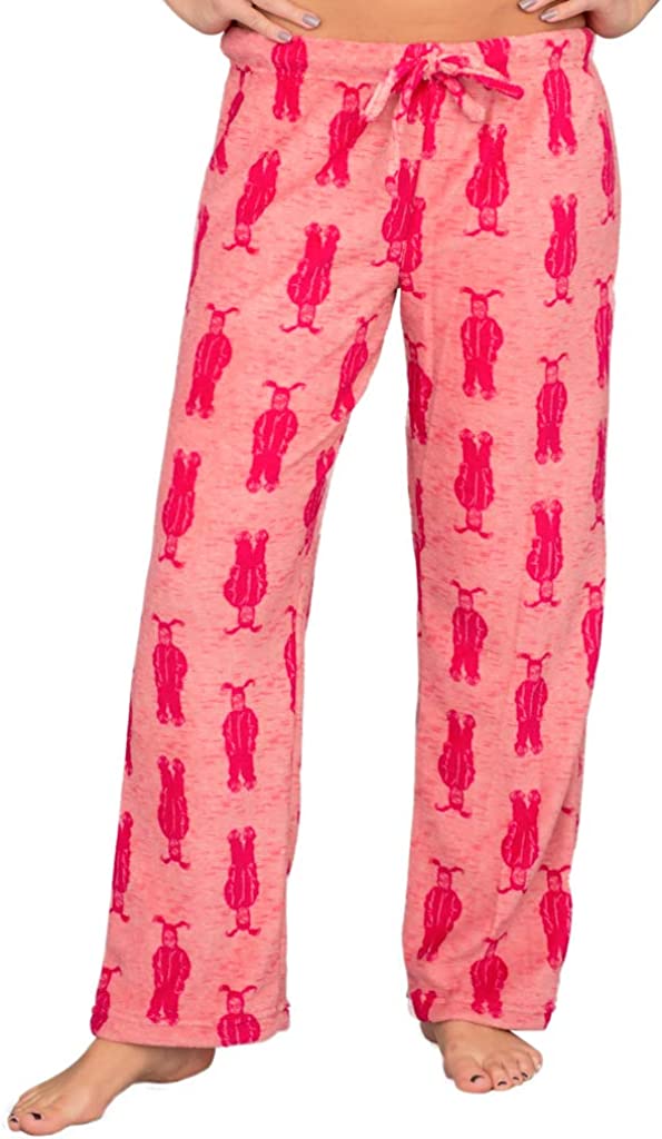 A Christmas Story Pink Bunny Plush Lounge Pants - TVStoreOnline