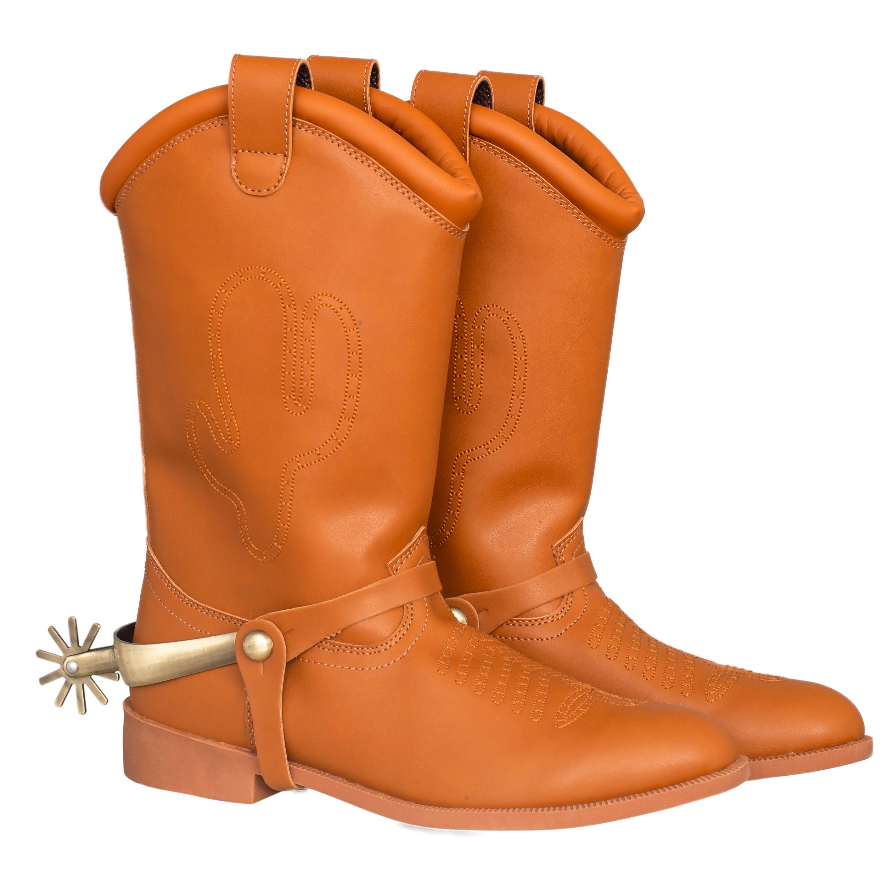 Adult Cowboy Sheriff Woody Deluxe Costume Boots - TVStoreOnline