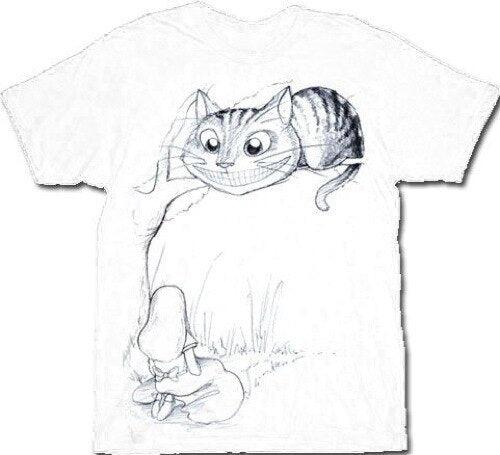 Alice In Wonderland Cheshire Cat Tree T-shirt-tvso