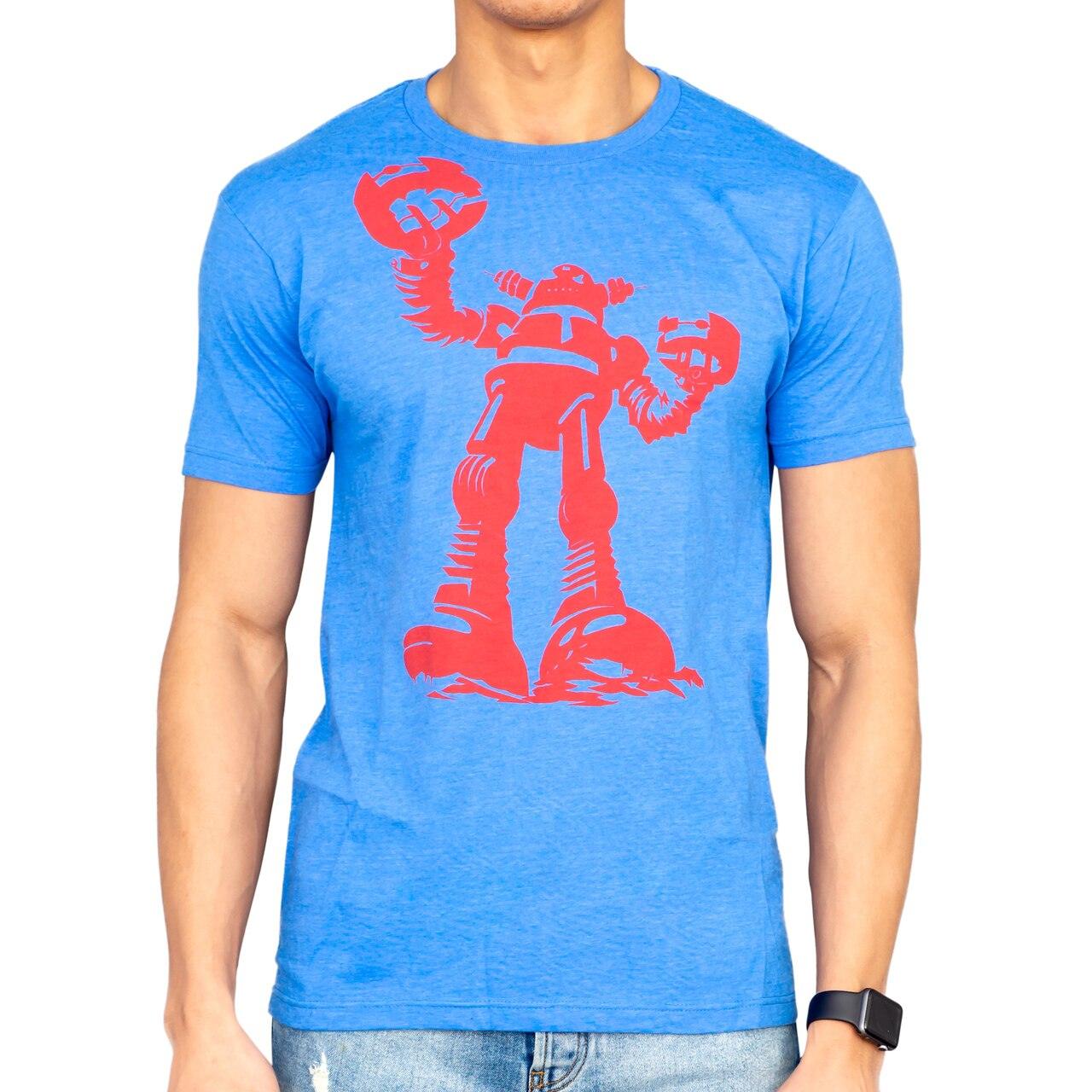 Ames Bros Destroyer Vintage Blue Adult T-shirt-tvso