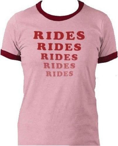 Amusement Park Rides 1970s Style Washed Replica Halloween Cosplay Costume T shirt