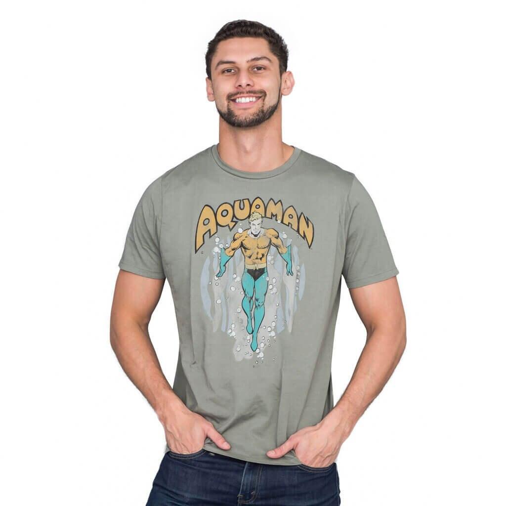 Aquaman Rising Clay Adult T-shirt-tvso