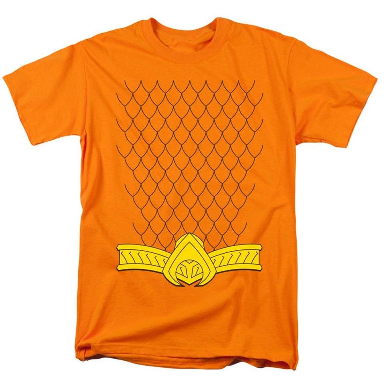 Aquaman Uniform Costume T-shirt-tvso