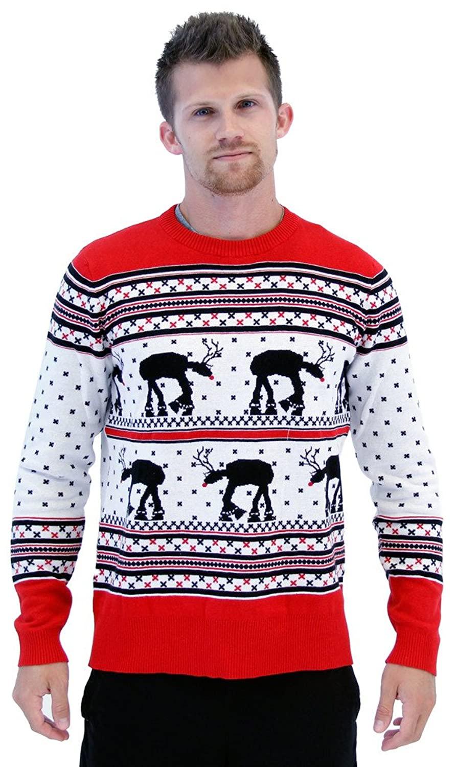 AT-AT Reindeer Ugly Christmas Sweater - TVStoreOnline