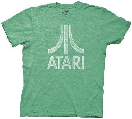 Atari Distressed Logo Adult T-Shirt-tvso