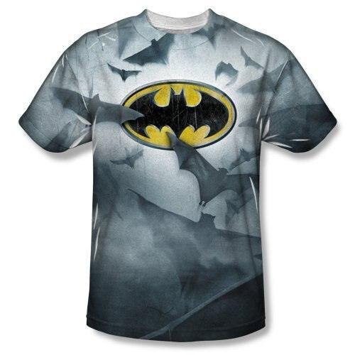 Batman Bat's Logo Sublimated T-Shirt-tvso