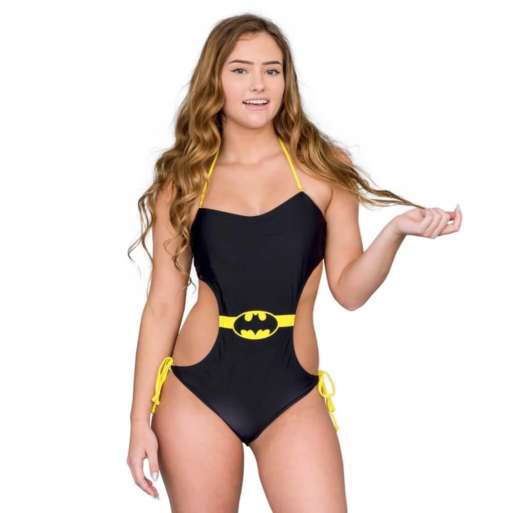 Batman Logo Bandeau Monokini Swimsuit-tvso