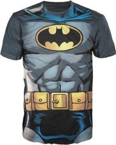 Batman Muscle Costume With Logo T-shirt-tvso