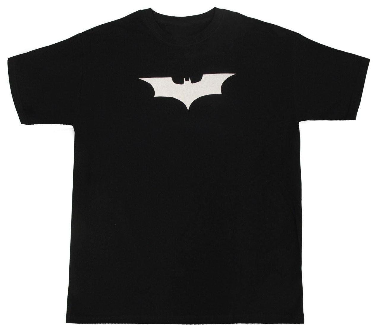 Batman White Movie Logo T-shirt-tvso