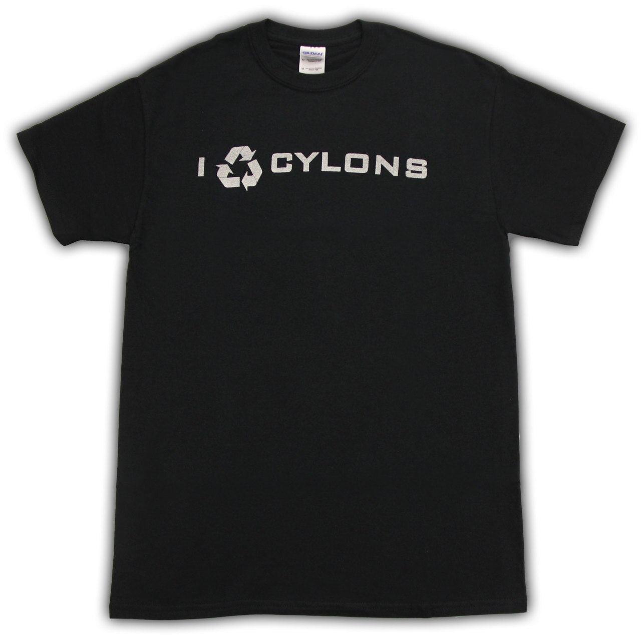 Battlestar Galactica I Recycle Cyclons T-shirt-tvso