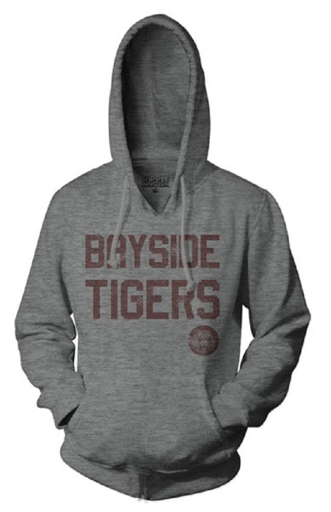 Bayside Tigers Adult Gray Hoodie-tvso