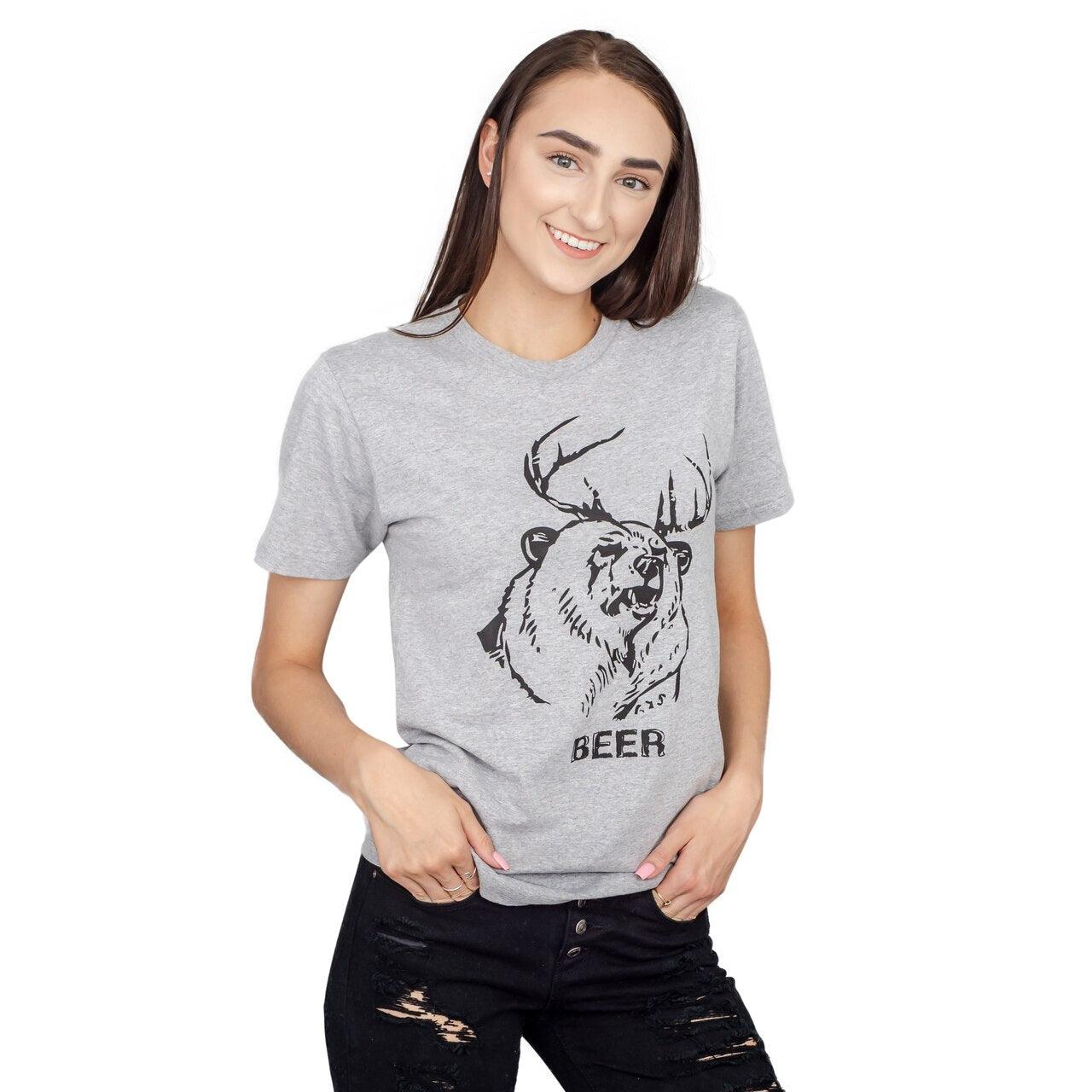 Beer Bear+Deer Mac T-Shirt-tvso
