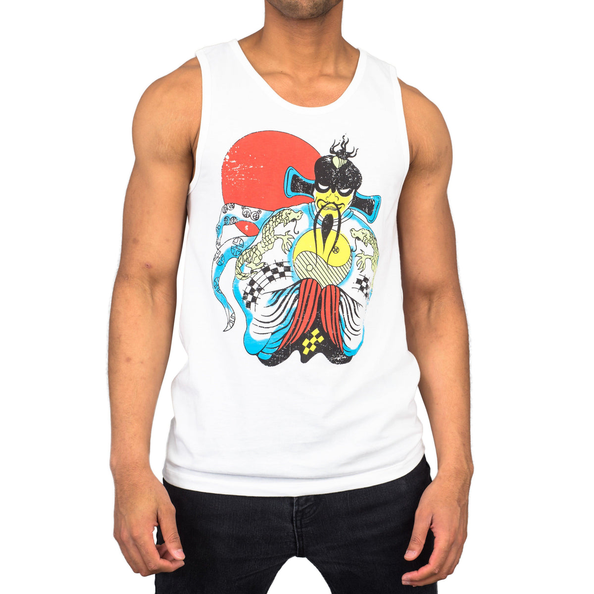 Big Trouble Little China Fu Manchu Tank Top - TVStoreOnline