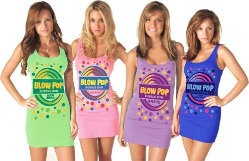 Blow Pop Bubble Gum Tank Dresses-tvso