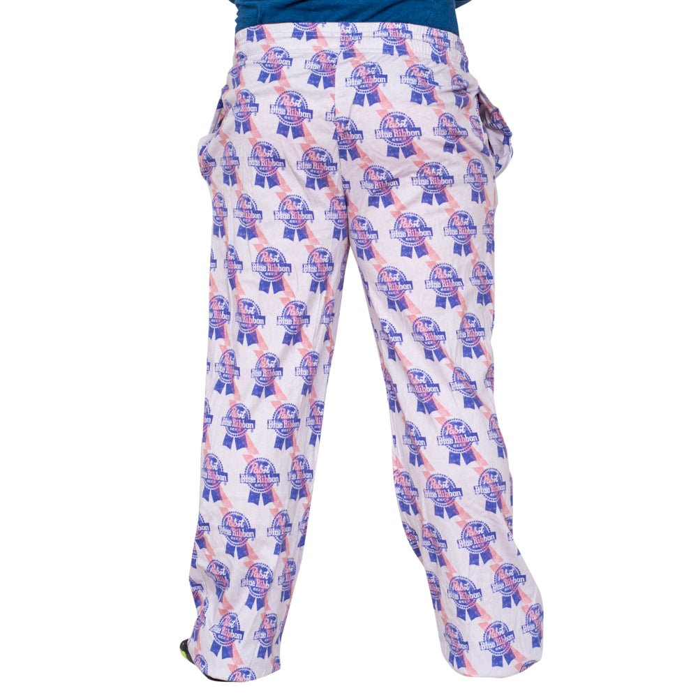 Blue Ribbon Beer Distressed Logo Lounge Pants - TVStoreOnline