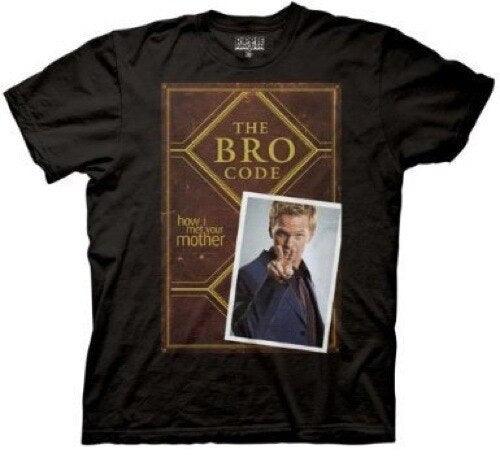 How I Met Your Mother Bro Code Book Cover Black Mens T-shirt - $5 ...