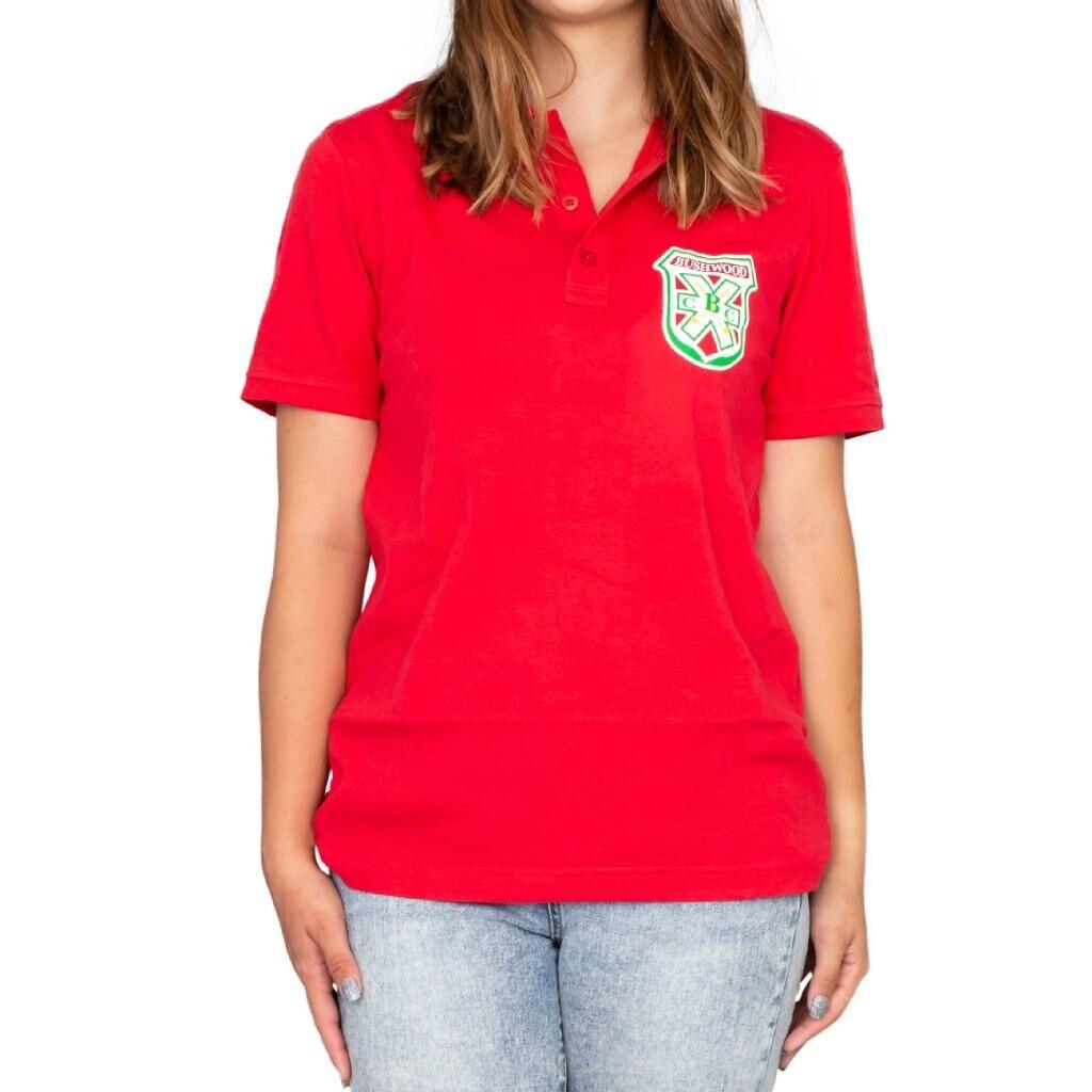Bushwood Mens Red Polo Tee-tvso