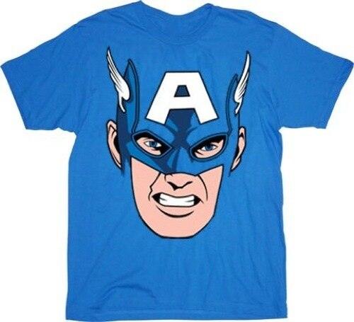 Captain America Cappy Face T-Shirt-tvso