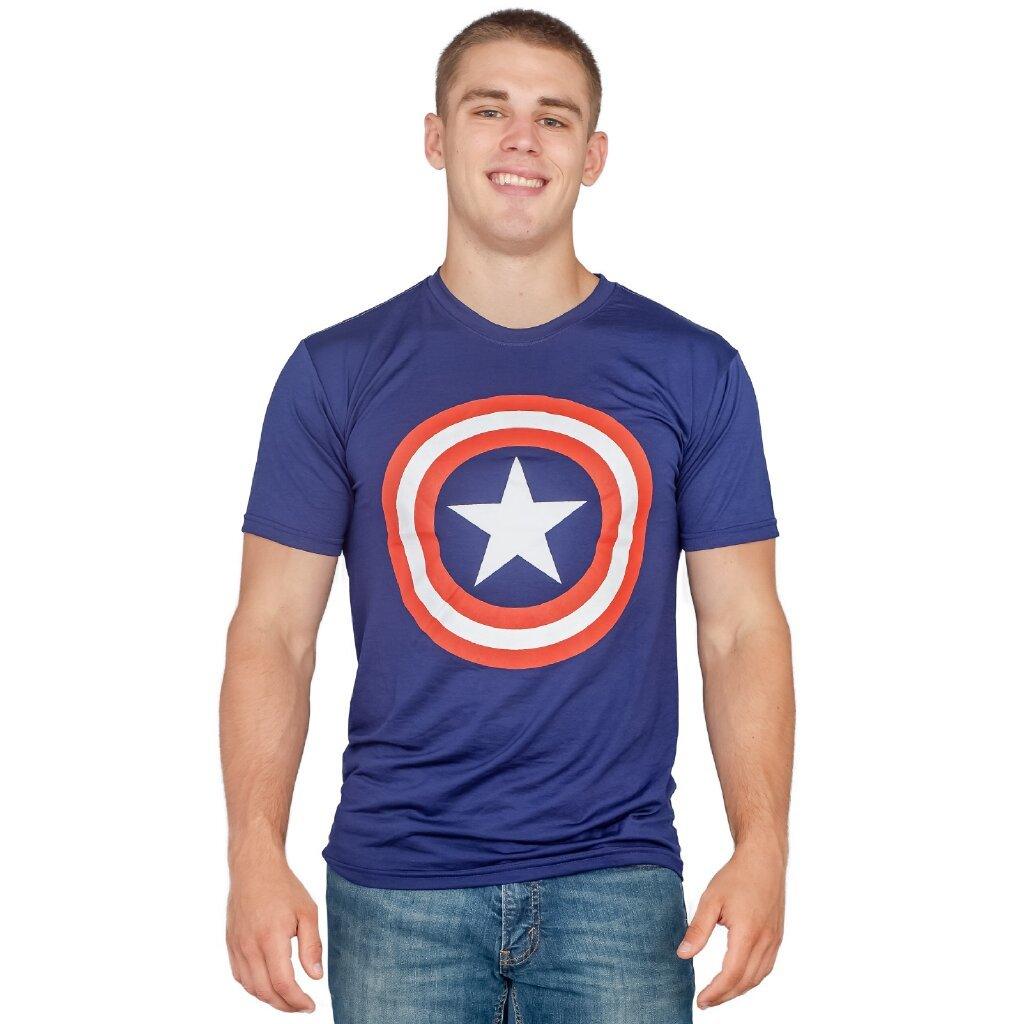 Captain America Shield Performance T-Shirt-tvso