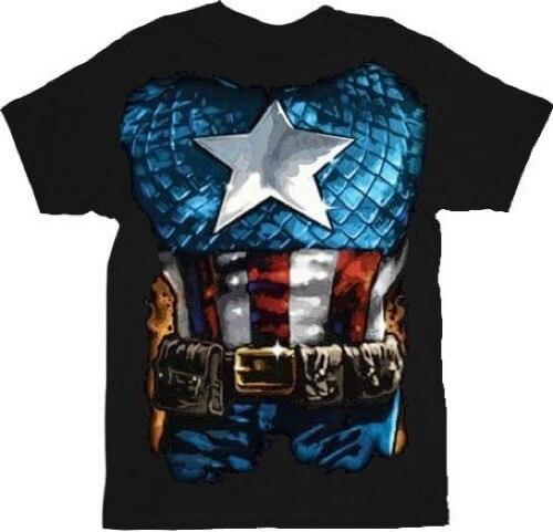 Captain America The American Way Costume T-shirt-tvso