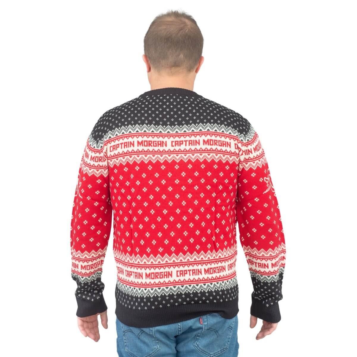 Captain Morgan The Standing Captain Ugly Christmas Sweater - TVStoreOnline