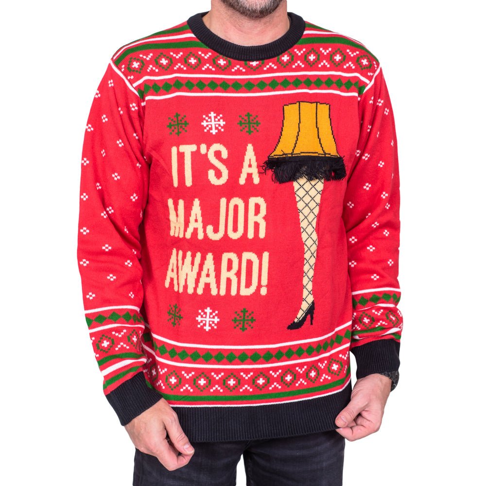 Christmas Story Leg Lamp Sweater - TVStoreOnline
