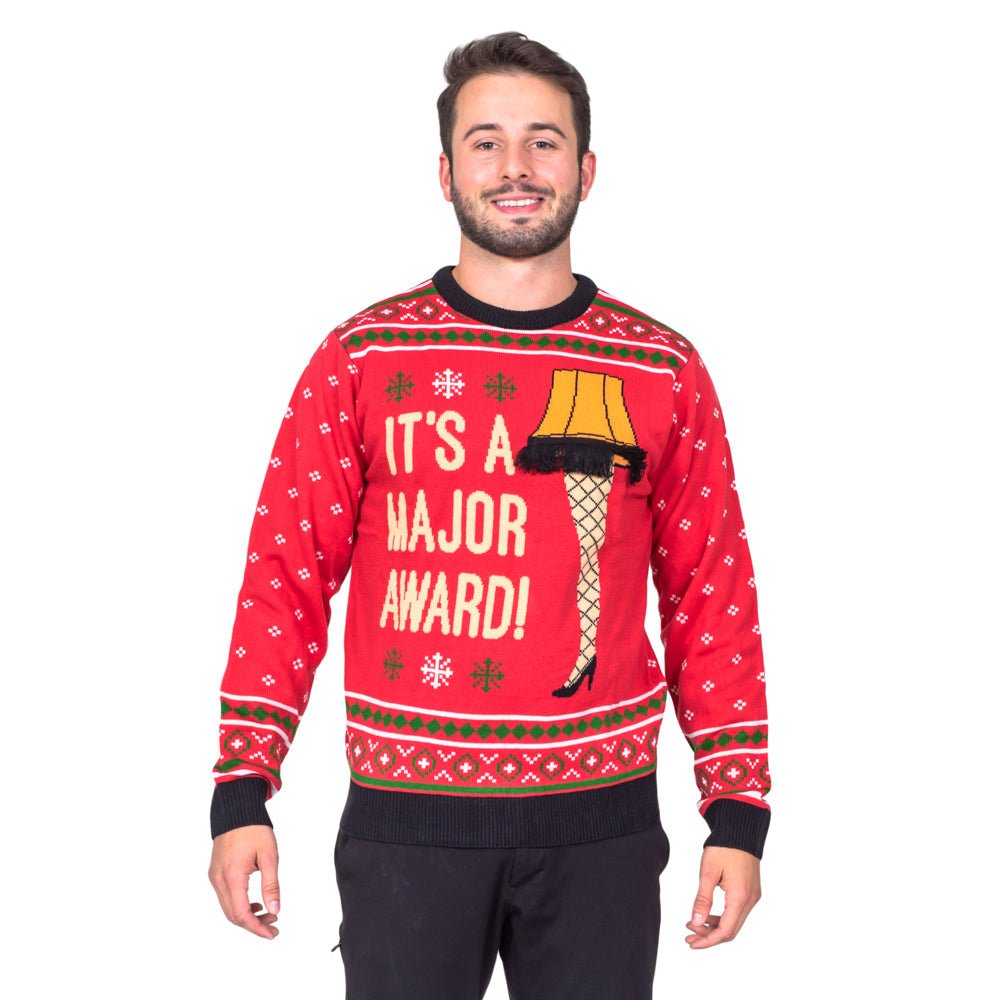Christmas Story Leg Lamp Sweater - TVStoreOnline