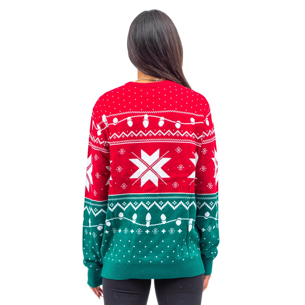 Christmas Vacation Jolliest Bunch of A*Holes Red and Green Ugly Christmas Sweater - TVStoreOnline