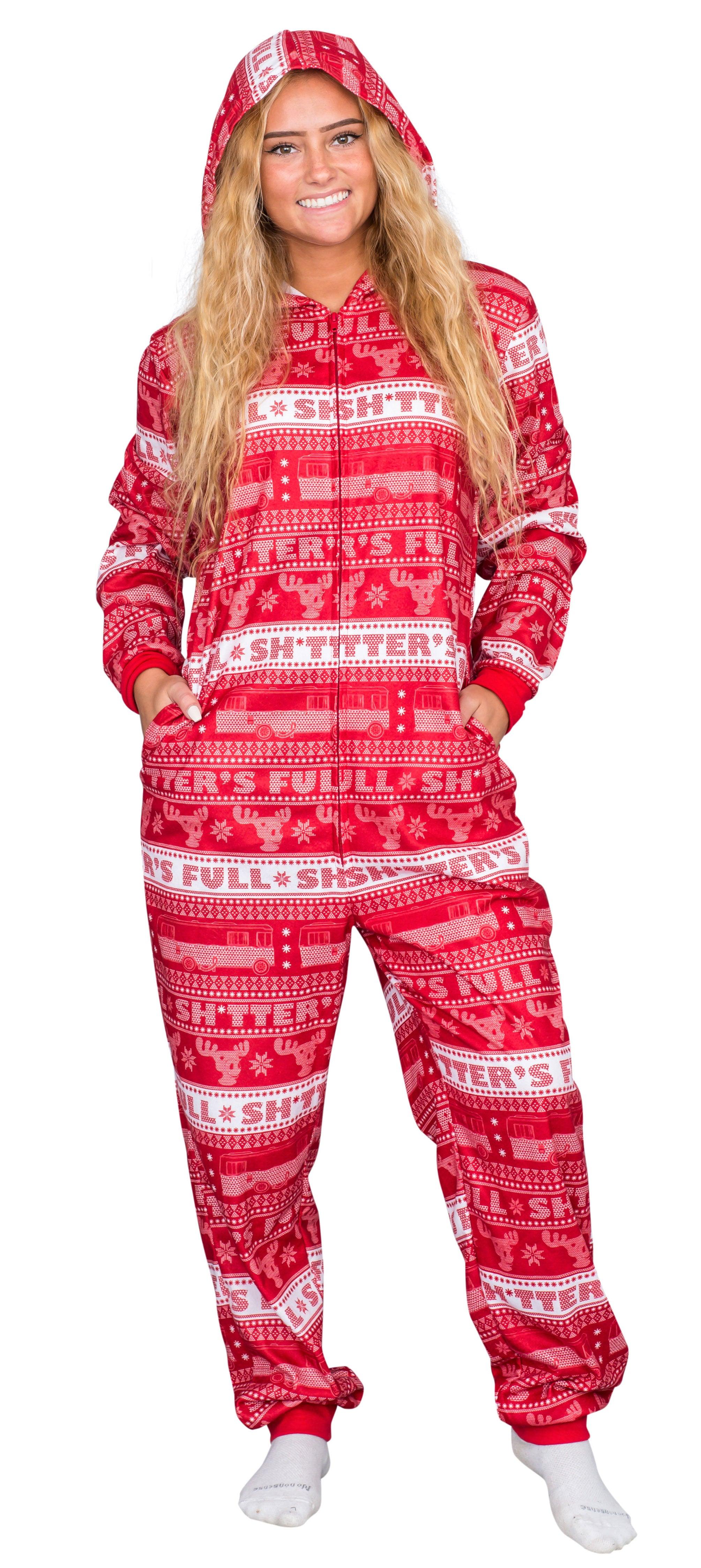 Christmas Vacation Shitter's Full Pajama Union Suit - TVStoreOnline