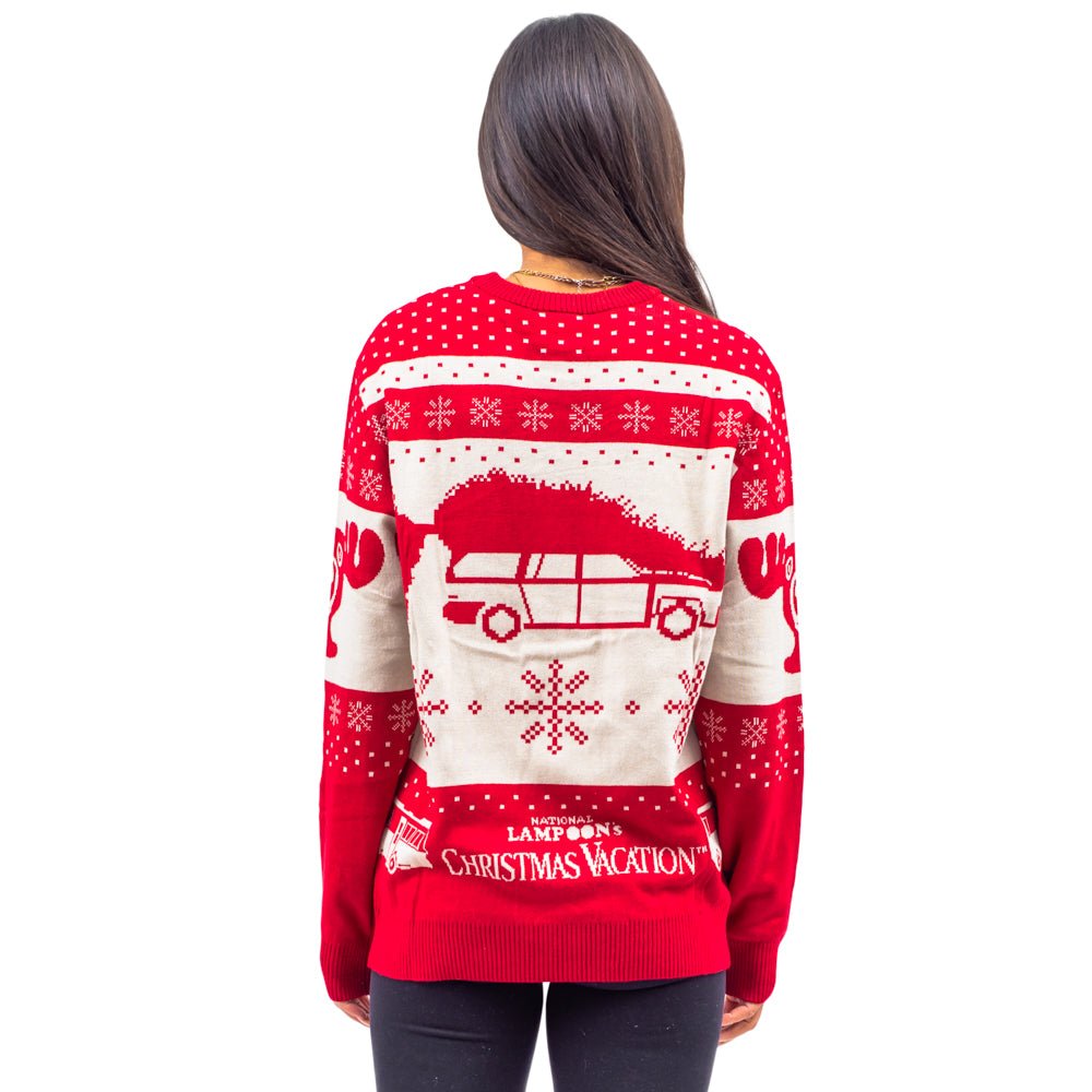 Christmas Vacation The Griswold's Threshold Clark Santa Hat Ugly Christmas Sweater - TVStoreOnline